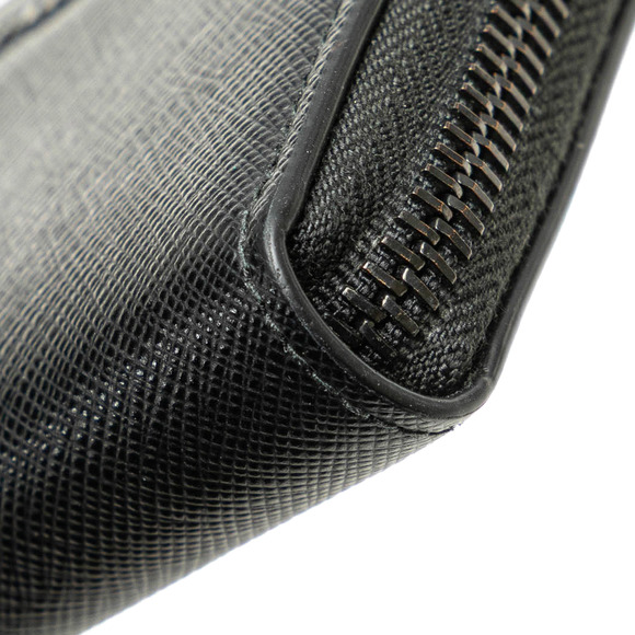 Pre-Loved Prada Saffiano Zip Coin Pouch - Picture 11 of 12
